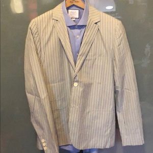 Springweight Vince coastal stripe cotton blazer